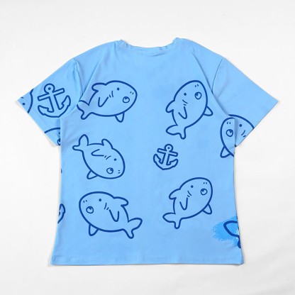 Modakawa-T-Shirt mit Hai-Print - image 3