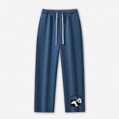 BAMBOO AND CHILL Freizeithose mit Panda-Grafik - Dark Blue - 5XL - image 7