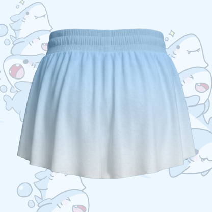 Modakawa Poket Skort mit Hai-Grafik - image 5