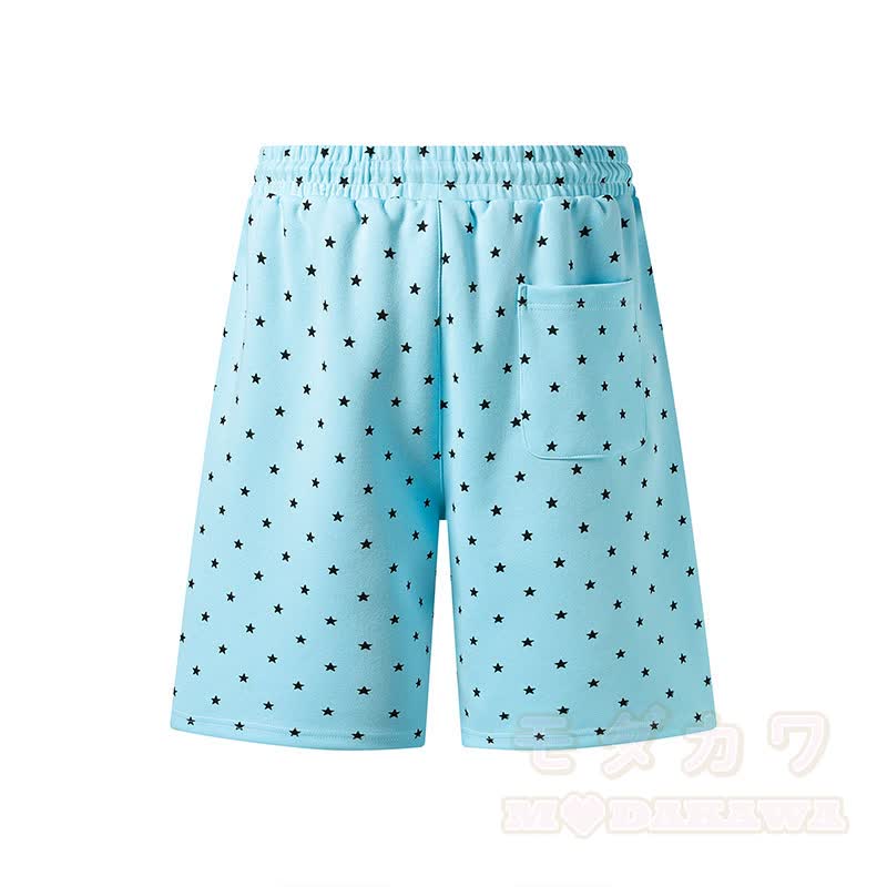 Hochwertige, strapazierfähige Shorts mit Press Star Puppy-Stickerei und Kordelzug - image 6
