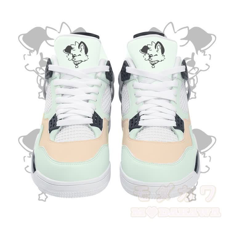 MODAKAWA X popipeko Puppy Graphic Schnür-Sportschuhe mit Luftpolsterung - Grün - 48 - image 9