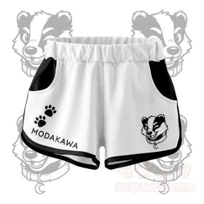 Wink Bear Graphic Crop Tank Sport Top Shorts Bikini Modakawa Matching Outfit - Weiße Shorts - 5XL - image 8