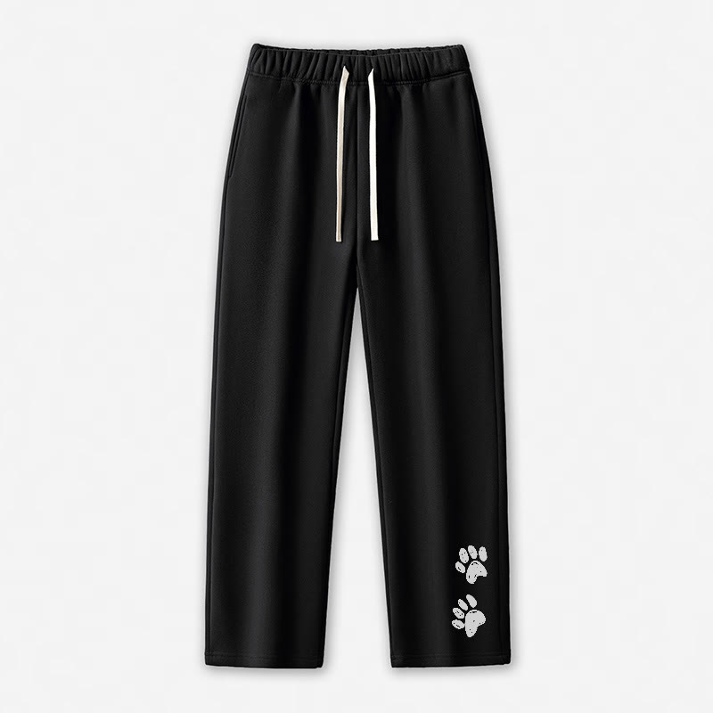 Freizeithose mit Pfotenabdruck - Black - 5XL - image 10