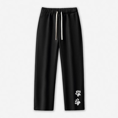 Freizeithose mit Pfotenabdruck - Black - 5XL - image 10