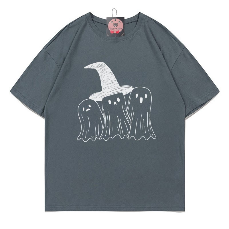 T-Shirt mit Geisterprint - Grey - 5XL - image 5