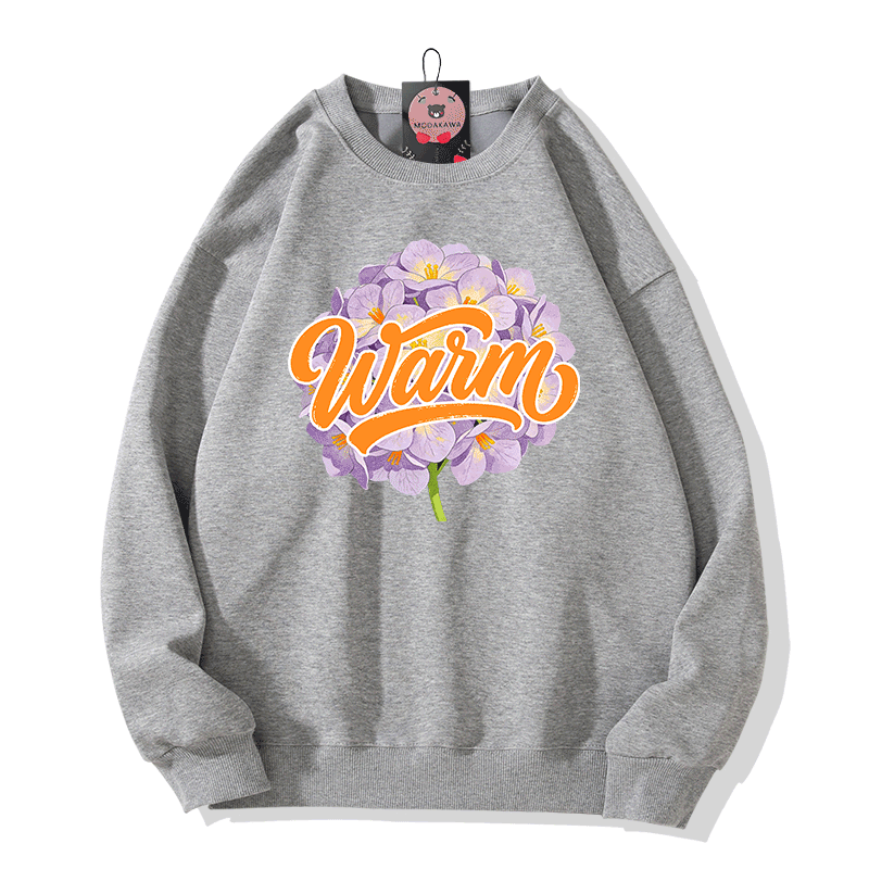 WAIM Modakawa Sweatshirt mit Blumenmuster - Grey - 5XL - image 4