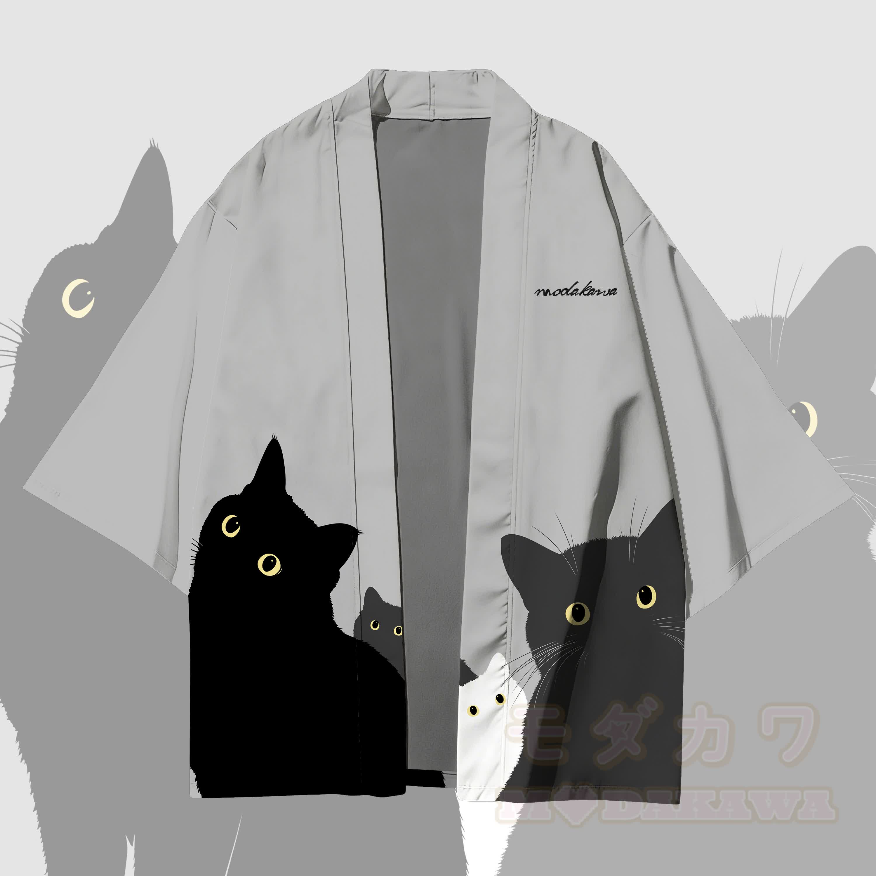 Modakawa Cardigan mit Farben , Kimono-Oberbekleidung - image 6