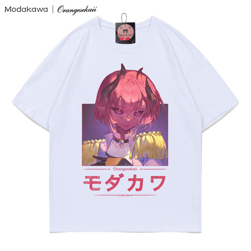 MODAKAWA X orangesekaii Zax Print T-Shirt - White - 5XL - image 4