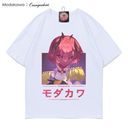 MODAKAWA X orangesekaii Zax Print T-Shirt - White - 5XL - image 4