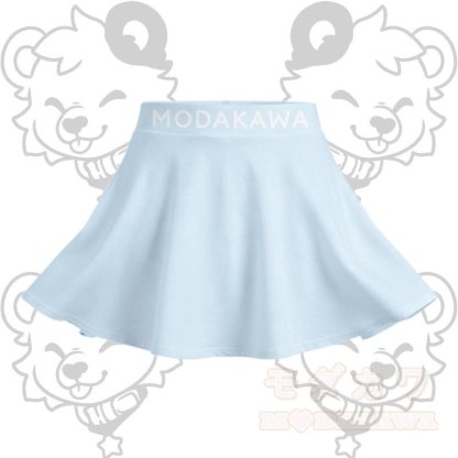 MODAKAWA X popipeko Bären-Grafik Crop Tanktop Sport Top Rock passendes Outfit - Blauer Rock - 2XL - image 10