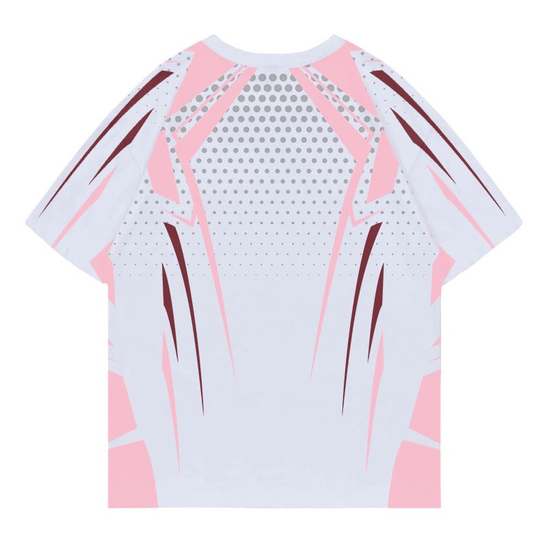 Modakawa-T-Shirt mit Cyberpunk-Mecha-Print