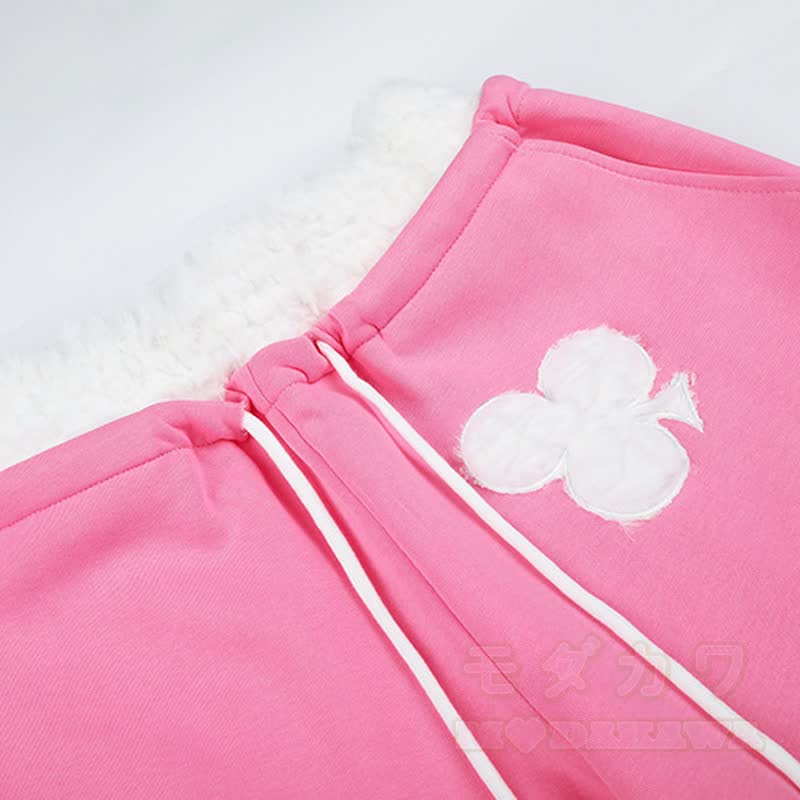 Hochwertiges, strapazierfähiges Set aus zweiteiligem Set: T-Shirt mit Polka-Dot-Stickerei und weit geschnittener Hose. - image 17