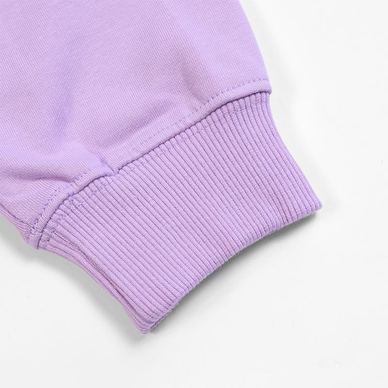 Modakawa Lockerer Kapuzenpullover mit Nickerchen-Tier-Buchstabendruck - image 11