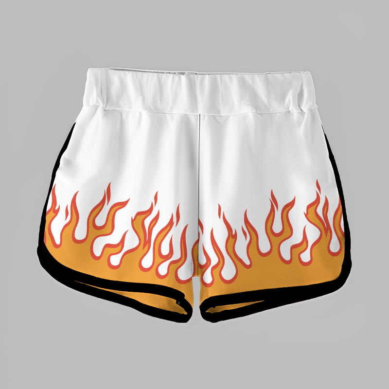 Modakawa Shorts mit Flammenmuster - image 5