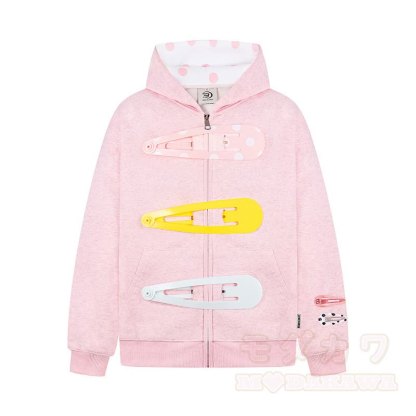 Hochwertiges, langlebiges Set aus Hoodie, Rock und Strasssteinen mit bunten Pins und Sternenmuster – zweiteilig - Rosa Hoodie - XL - image 7