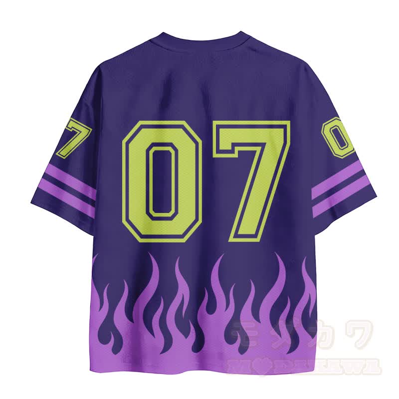 LIEBE PERSON HINTER MIR Kreuzfeuernummer Grafik Vintage Mesh Jersey T-Shirt - image 3