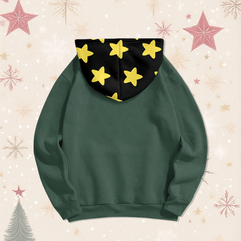 MODAKAWA Weihnachtspullover mit schwarzem Katzenmotiv und Allover-Print - image 3