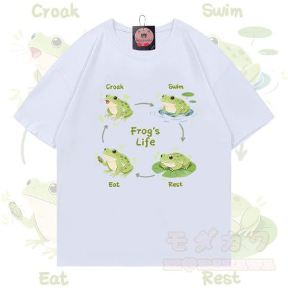 FROSCHLACHT-SHIRT Modakawa 100% Baumwolle - Weiß - 5XL - image 3