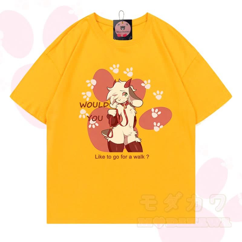 MODAKAWA X zarckets Goat Graphic 100% Baumwoll-T-Shirt - Leuchtend gelb - 5XL - image 18