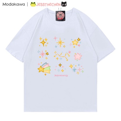 MODAKAWA X jessthechen Sternenprint-T-Shirt - White - 5XL - image 4