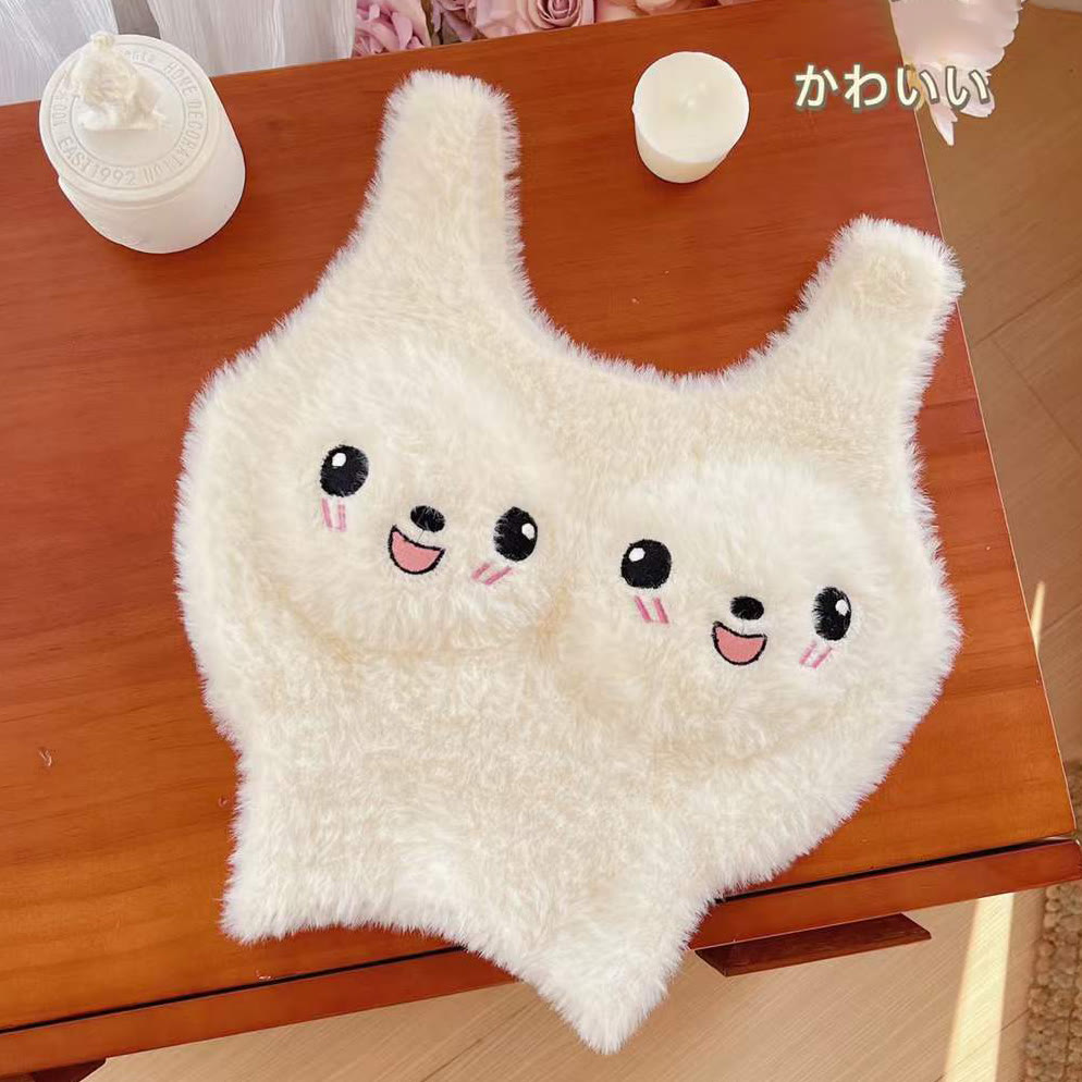 Niedliches, fleecegefüttertes, wattiertes Thermotop - Kaninchen - One Size - image 9
