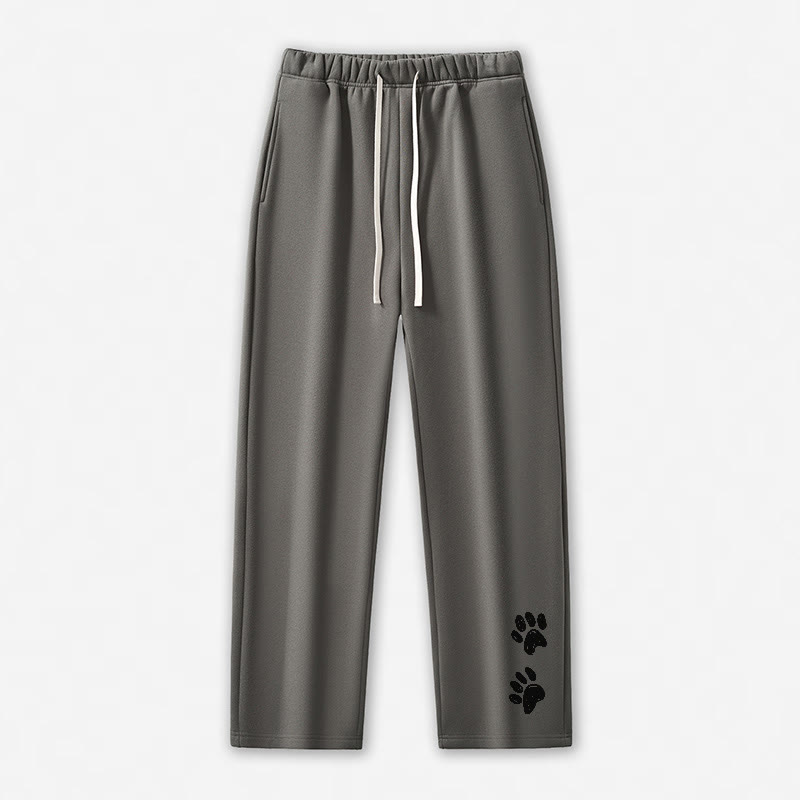 Freizeithose mit Pfotenabdruck - Grey - 5XL - image 9