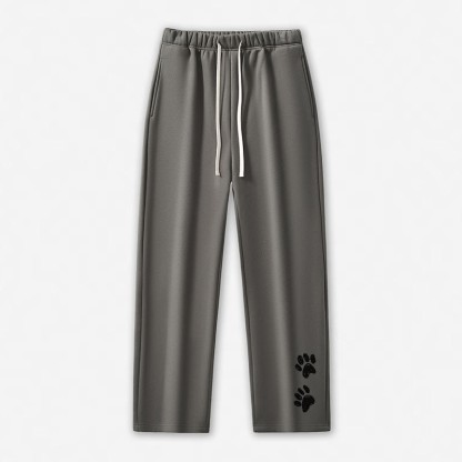 Freizeithose mit Pfotenabdruck - Grey - 5XL - image 9