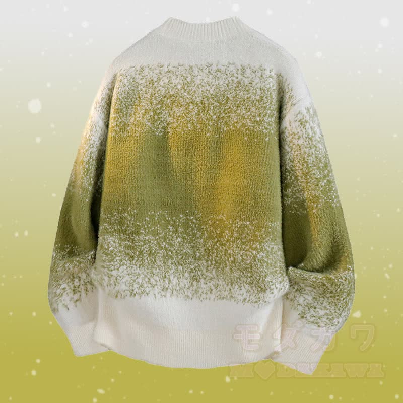 Zweiteiliger Cardigan mit Farbverlauf, Strickjacke, Hosen mit Taschen - image 10