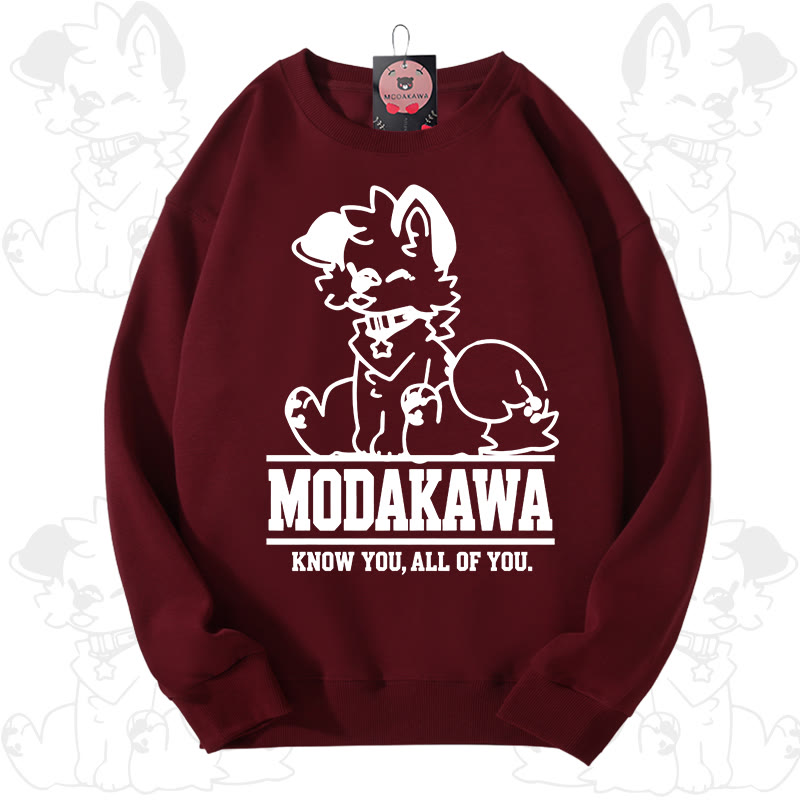 MODAKAWA X popipeko Kawaii Puppy Graphic Unisex Sweatshirt - Rot - 3XL - image 13