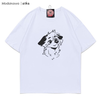 MODAKAWA X atka Anticipating Fox Grafik-T-Shirt - White - 5XL - image 3
