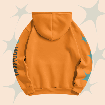 MODAKAWA X bonne_syu Anime Cool Girl Graphic Pullover Hoodie - image 6