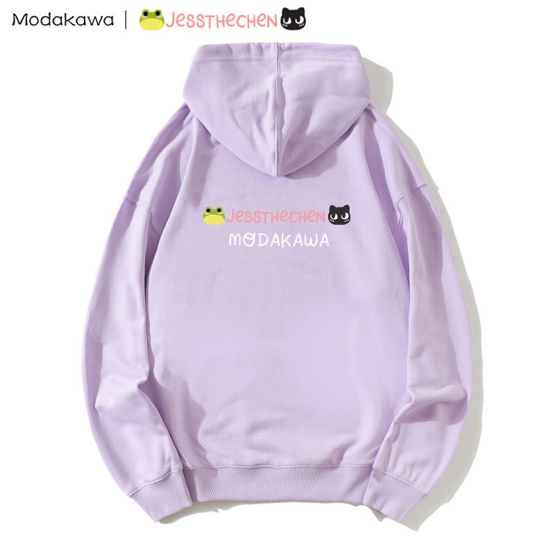 MODAKAWA X jessthechen – Lockerer Hoodie mit Sternenmuster - image 4