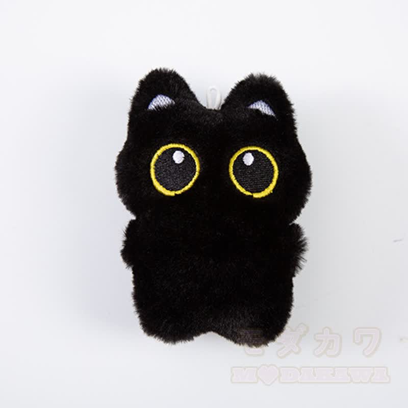 Hochwertige Latzhose mit niedlicher Katzenstickerei und Katzenanhänger - image 6