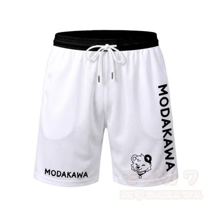 MODAKAWA X popipeko Herren-Sport-T-Shirt mit Bärenmotiv und passender Shorts mit Kordelzug - Weiße Shorts - 5XL - image 10