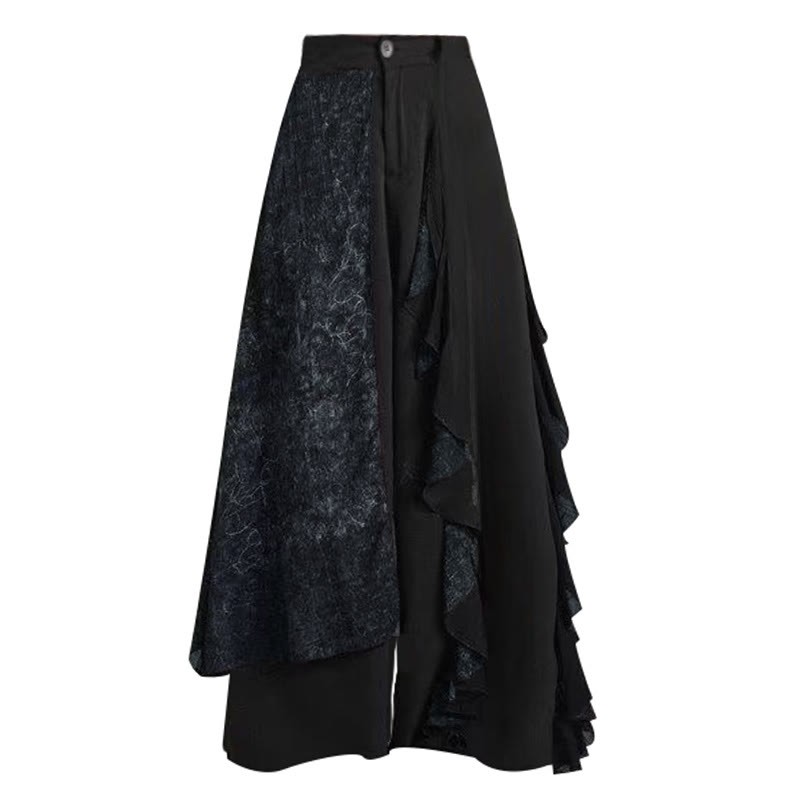 Vintage Hose mit weitem Bein und Schnallen-Quastenoberteil - Hose - XL - image 5