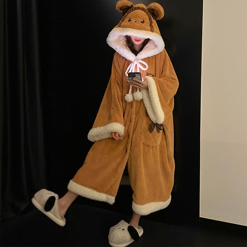 Plüschtier-Kapuzenumhang - image 4