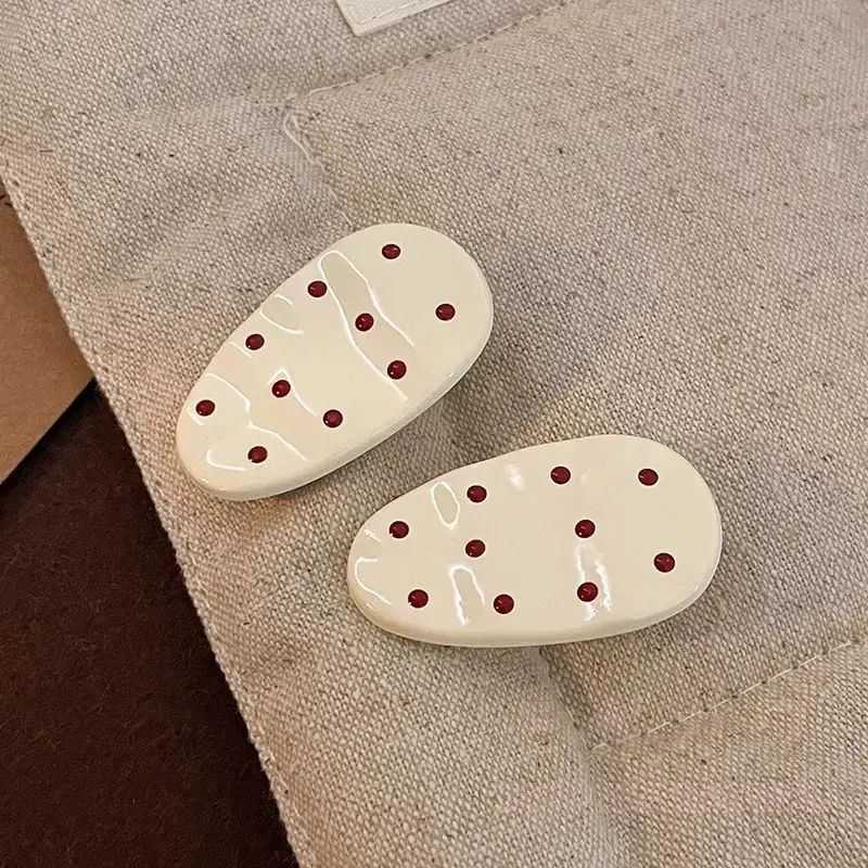 Kawaii Süße Polka-Dot-Haaraccessoires - Beige A - image 12