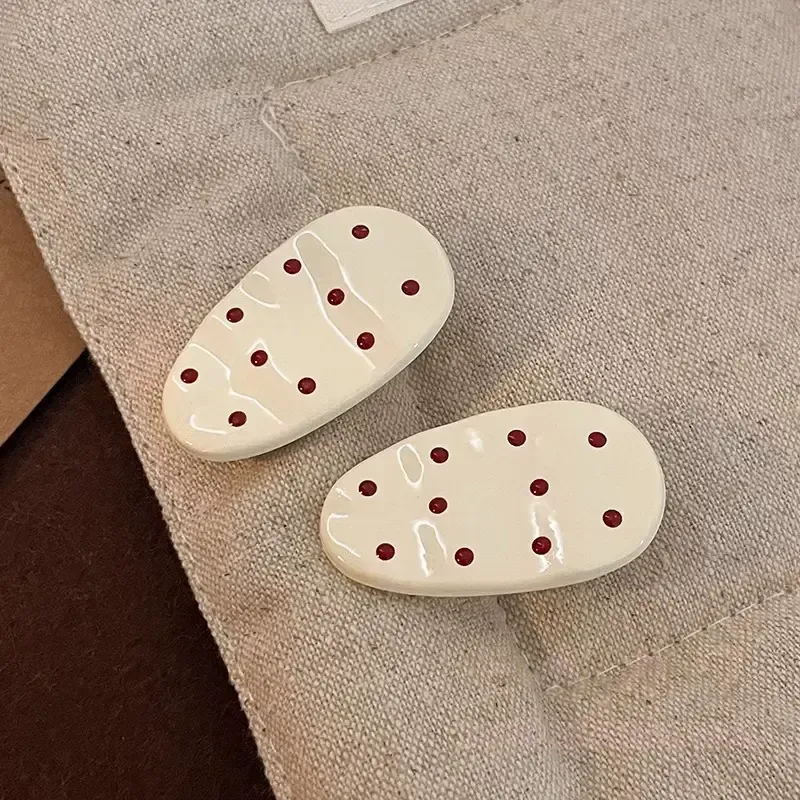 Kawaii Süße Polka-Dot-Haaraccessoires - Beige A - image 12
