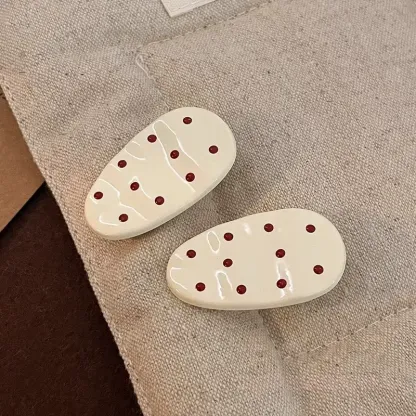 Kawaii Süße Polka-Dot-Haaraccessoires - Beige A - image 12