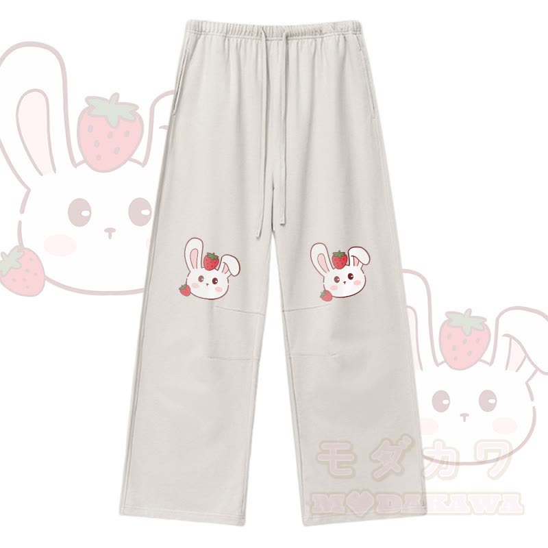 MODAKAWA Erdbeerhasen-Hose mit Kordelzug - Aprikose - XL - image 5