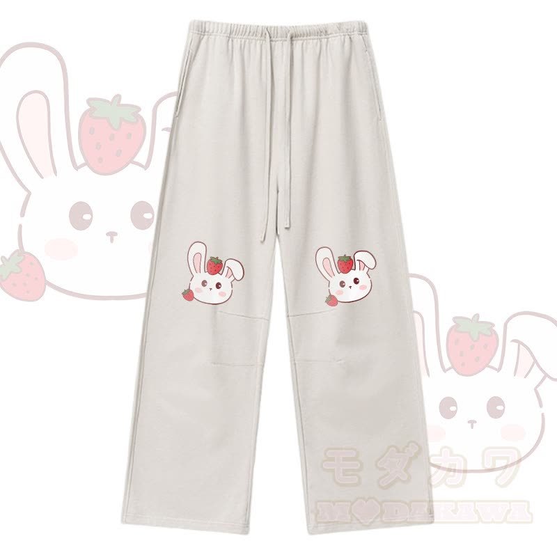 MODAKAWA Erdbeerhasen-Hose mit Kordelzug - Aprikose - XL - image 5