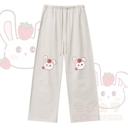 MODAKAWA Erdbeerhasen-Hose mit Kordelzug - Aprikose - XL - image 5