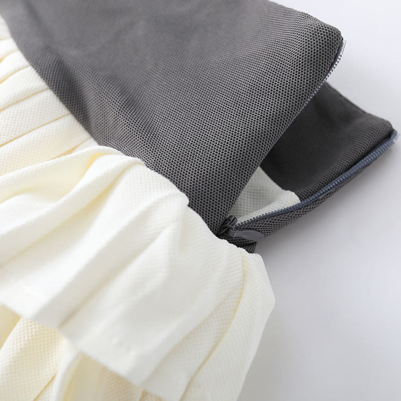 Anime-Mädchen-Polo-Top mit Gesicht und Rüschenrock, passendes Outfit - image 6