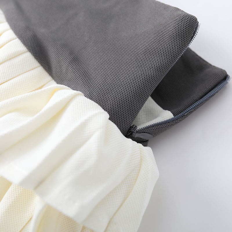 Anime-Mädchen-Polo-Top mit Gesicht und Rüschenrock, passendes Outfit - image 6