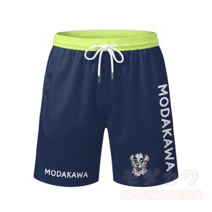 MODAKAWA X atka Tiger Graphic Herren-Sport-T-Shirt mit Kordelzug und passender Shorts - Blaue Shorts - 5XL - image 8