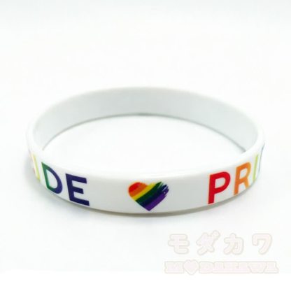 Regenbogen-Pride-Armband - Weiß - image 8