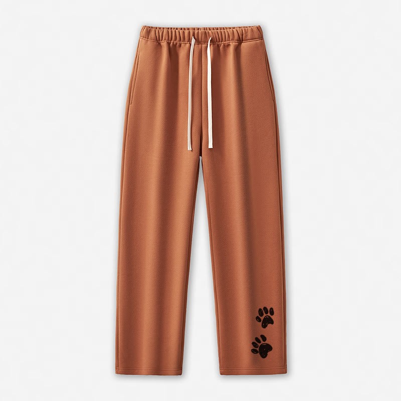 Freizeithose mit Pfotenabdruck - Orange - 5XL - image 8