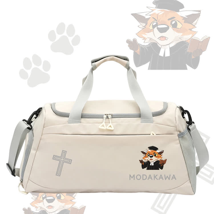 Fox Pastor Graphic Modakawa Sporttasche mit großem Fassungsvermögen - White - 55*28*26 cm - image 6