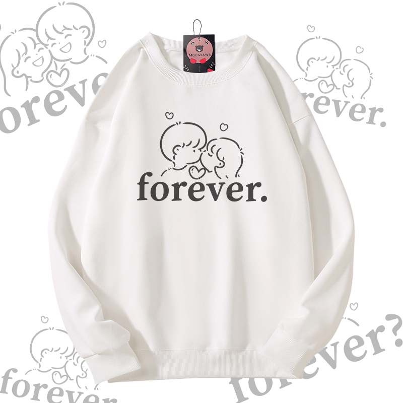 MODAKAWA FOREVER Unisex-Sweatshirt mit Partner-Grafik - White - 5XL - image 8