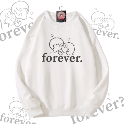 MODAKAWA FOREVER Unisex-Sweatshirt mit Partner-Grafik - White - 5XL - image 8